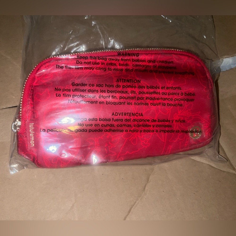 NWT - Lunar New Year Everywhere Belt Bag 1L - Red Multi/Dark Red